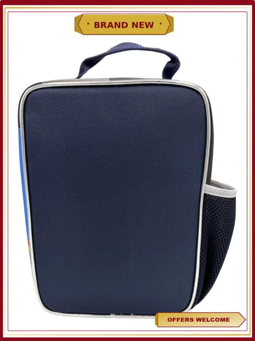 Sonic the Hedgehog Reusable Insulated Lunch Bag with Front Pocket